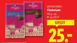 Lidl ANTHON BERG Chokolade tilbud