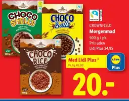 Lidl CROWNFIELD Morgenmad tilbud