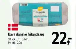 Føtex Dava danske frilandsæg tilbud