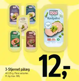 Føtex 3-stjernet pålæg tilbud