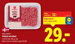Lidl Hakket oksekød tilbud