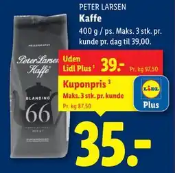 Lidl Kaffe tilbud