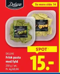 Lidl Frisk pasta med fyld tilbud