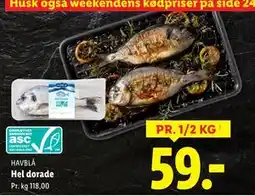 Lidl Hel dorade tilbud