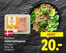 Lidl Hakket kyllingekød tilbud