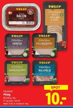 Lidl Pålæg tilbud