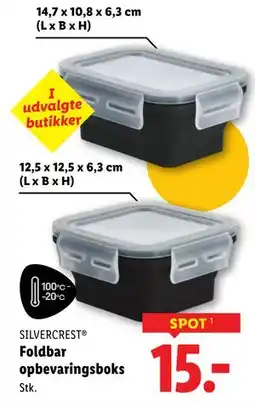 Lidl Foldbar opbevaringsboks tilbud