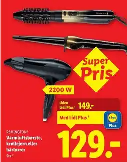 Lidl Varmluftsbørste, krøllejern eller hårtørrer tilbud