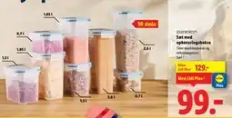 Lidl Sæt med opbevaringsbokse, App-pris tilbud