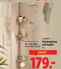 Lidl Teleskopstang med hylder tilbud