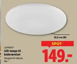 Lidl LED-lampe til badeværelset tilbud