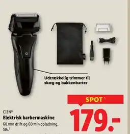 Lidl Elektrisk barbermaskine tilbud