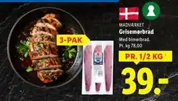 Lidl Grisemørbrad tilbud
