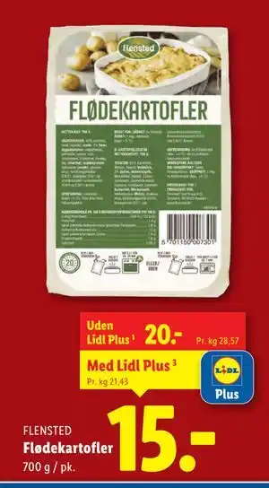 Lidl Flødekartofler tilbud