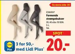Lidl Formende strømpebukser, App-pris tilbud