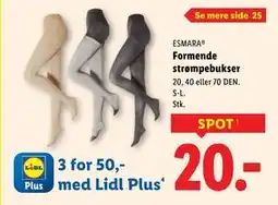 Lidl Formende strømpebukser tilbud