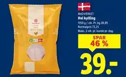 Lidl Hel kylling tilbud