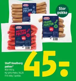 Coop 365 Steff Houlberg pølser tilbud