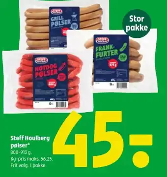 Coop 365 Steff Houlberg pølser tilbud