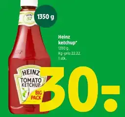 Coop 365 Heinz ketchup tilbud
