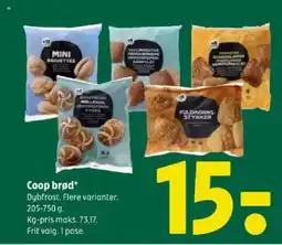 Coop 365 Coop brød tilbud