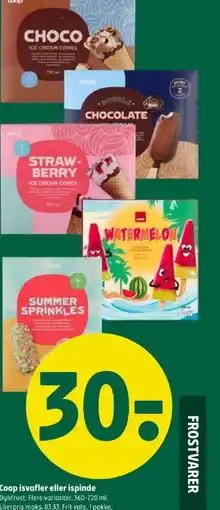 Coop 365 Coop isvafler eller ispinde tilbud