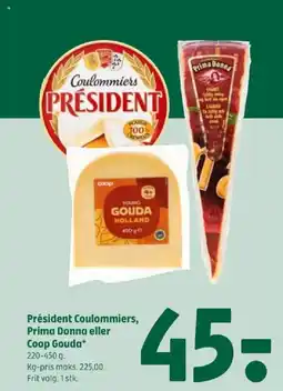 Coop 365 Prima Donna eller Coop Gouda tilbud