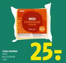 Coop 365 Coop cheddar tilbud