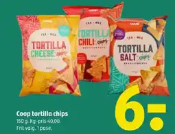 Coop 365 Coop tortilla chips tilbud