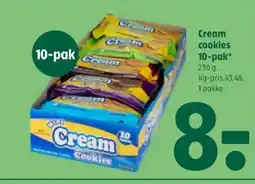 Coop 365 Cream cookies 10-pak tilbud