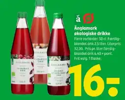 Coop 365 Änglamark økologiske drikke tilbud