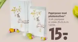 Coop 365 Papirposer med påskemotiver tilbud