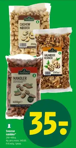 Coop 365 Svansø nødder tilbud