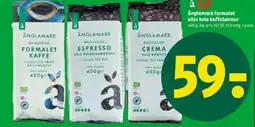 Coop 365 Änglamark formalet eller hele kaffebønner tilbud
