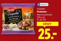 Lidl Sol&mar kroketter tilbud