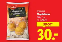 Lidl Sol&mar magdalenas tilbud
