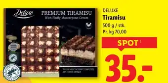Lidl Deluxe tiramisu tilbud