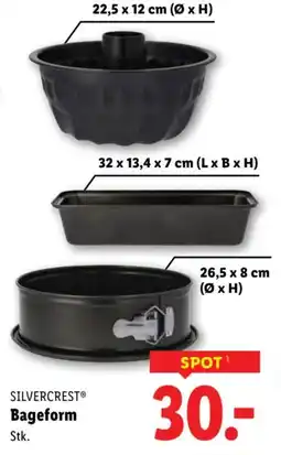 Lidl Silvercrest bageform tilbud
