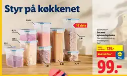 Lidl Silvercrest sæt med opbevaringsbokse tilbud