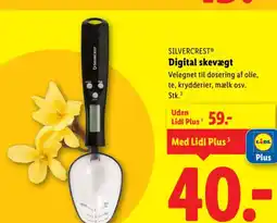 Lidl Silvercrest digital skevægt tilbud