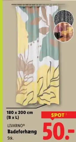 Lidl Livarno badeforhæng tilbud