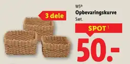 Lidl W5 opbevaringskurve Sæt. tilbud