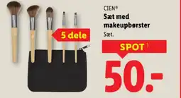 Lidl Cien sæt med makeupbørsterSæt. tilbud