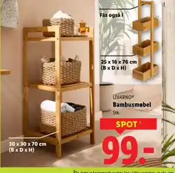 Lidl Livarno bambusmøbel tilbud