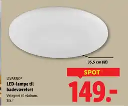 Lidl Livarno led-lampe til badeværelset tilbud