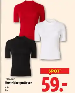 Lidl Esmara finstrikket pullover tilbud