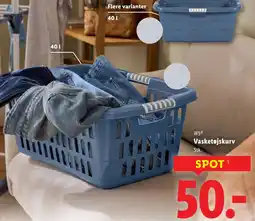 Lidl W5 vasketøjskurv stk. tilbud
