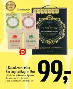 Føtex Il Capolavoro eller Bio Logico Bag-in-Box tilbud
