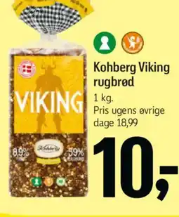 Føtex Kohberg Viking rugbrød tilbud