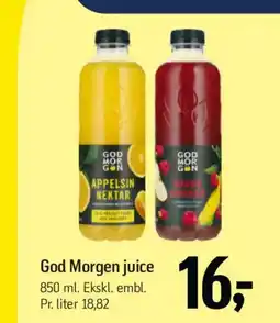 Føtex God Morgen juice tilbud